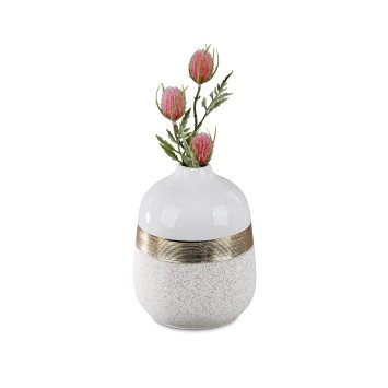 Vase 20 Goldband