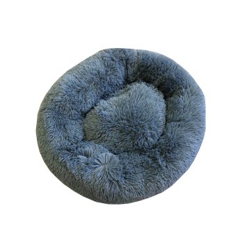 Hundebett flauschig 60cm Grau