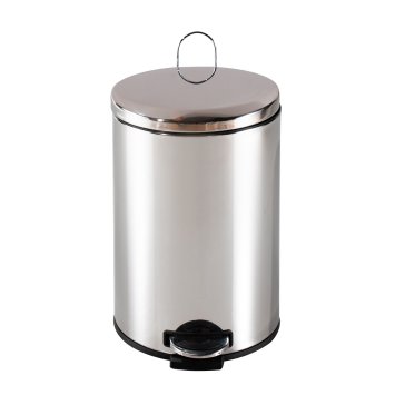 Pedalmülleimer Edelstahl Jannik 12 Liter