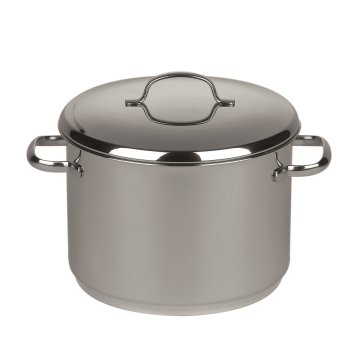 Hoher Topf mit Deckel Cristall