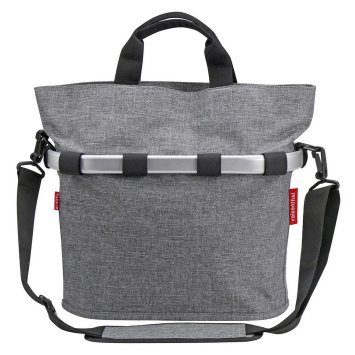 Bikebasket Oval S, twist grau