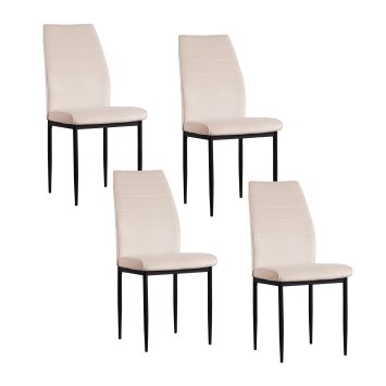 Stuhl Madison Velvet Creme