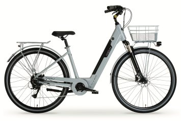 Elektro-Citybike THEMIS 28 Zoll, grau