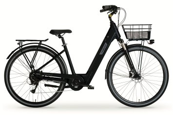 Elektro-Citybike THEMIS 28 Zoll, schwarz