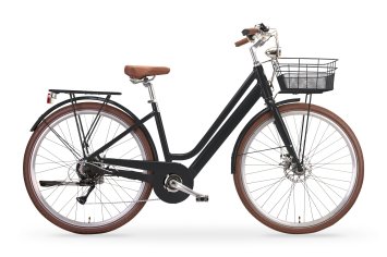 Elektro-Citybike New LA RUE 2.0, schwarz