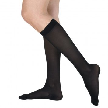 Stützstrümpfe „Mikrofaser“, 4 Paar (Fb. Schwarz)