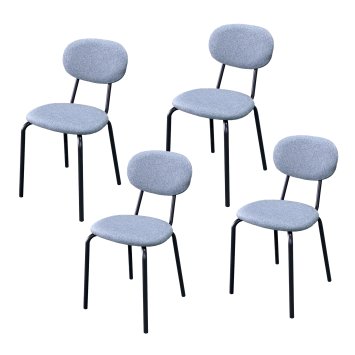 Stuhl Anella Grau 4er-Set