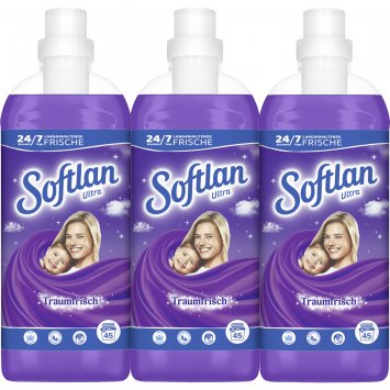 Softlan Ultra Traumfrisch feiner Duft für 45 Waschladungen 1L 3er Pack
