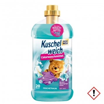 Kuschelweich Colorflüssigwaschmittel Frischetraum pure Frische 20WL