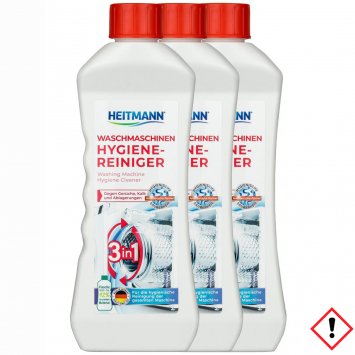 Heitmann Waschmaschinen Hygiene Frische Reiniger 3 in 1 250ml 3er Pack