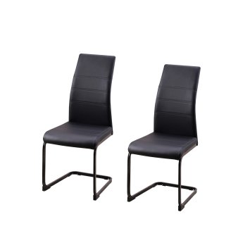 Schwingstuhl SallyP PU Schwarz