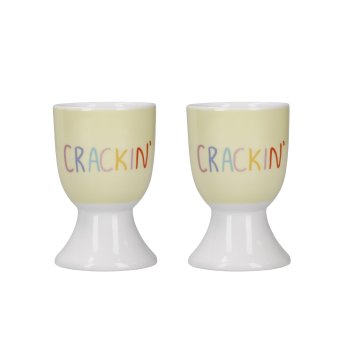 Eierbecher Porzellan 2er-Set CRACKIN'