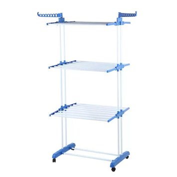 Praktischer Wäscheständer mit Rollen flexibel, platzsparend und ideal für Haushalt und