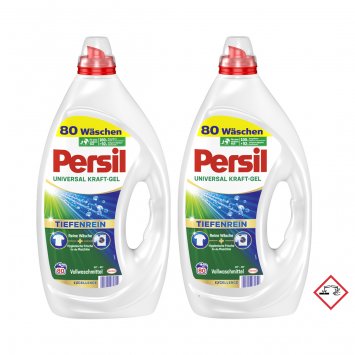 Persil Universal Gel Vollwaschmittel Tiefen Rein 80 WL 3600ml 2er Pack