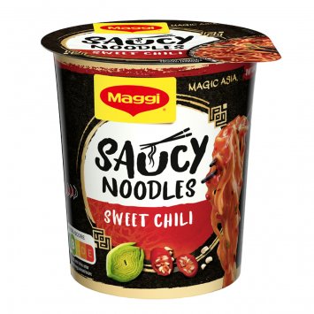 MAGGI MAGIC ASIA Saucy Noodles Sweet Chili Cup im Becher 75g