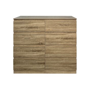 Kommode 8 grifflose Schubladen Thekla Sonoma
