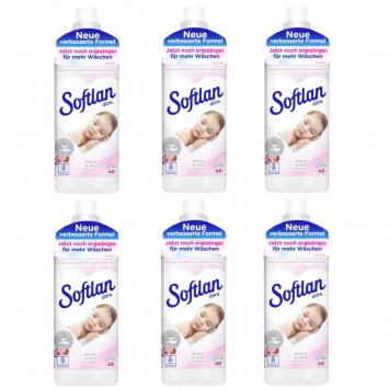 Softlan Weich und Mild Sensitive für empfindliche Haut 1000ml 6er Pack