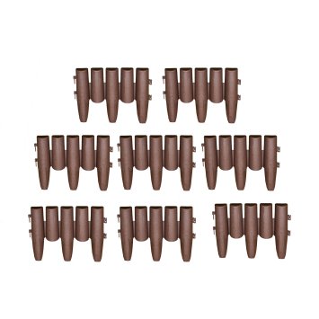 Beeteinfassung Palisade 8-teilig Nessa