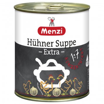 Menzi Hühnersuppe extra konzentriert kräftig im Geschmack 800ml