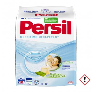 Persil Sensitive Megaperls Vollwaschmittel mit Aleo Vera 18WL