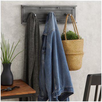 Garderobenleiste Industriestyle Kleiderhaken