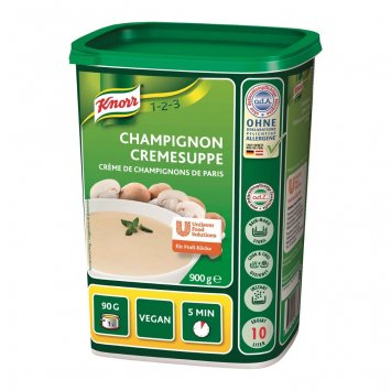 Knorr Champignon Cremesuppe Vegan Großpackung für Gastro 900g