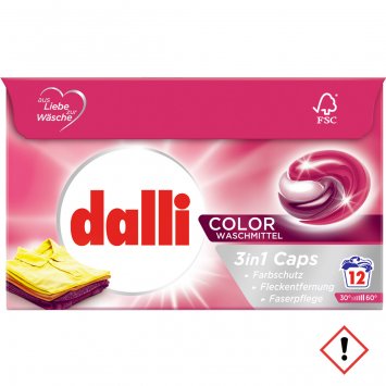 Dalli Color 3in1 Caps 12WL