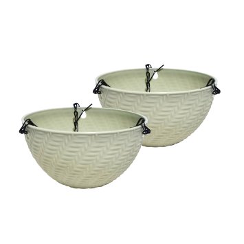 Blumenampel Nessa Pastell 2er-Set