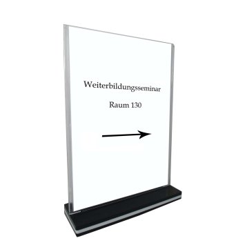 Tischaufsteller A3 Hochformat