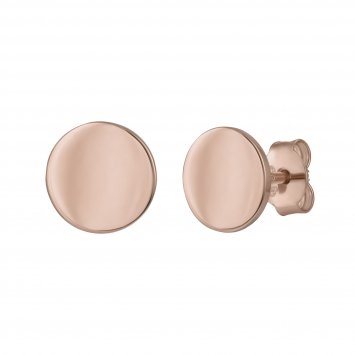 Ohrstecker 925 Sterling Silber rosévergoldet Boho