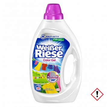 Weißer Riese Color Gel Colorwaschmittel 22WL 990ml