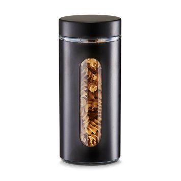 Vorratsglas 1200 ml Schwarz