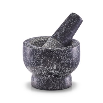 Mörser und Stößel Granit Anthrazit Ø 9 cm
