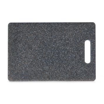 Schneidbrett 30 x 20 cm Granitoptik Anthrazit