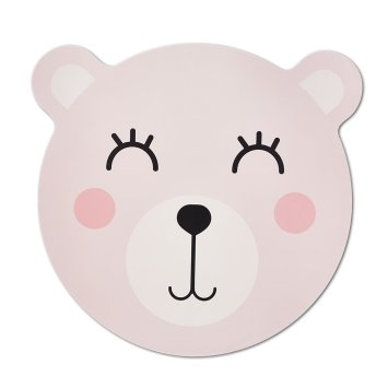 Platzmatte Bär Rosa
