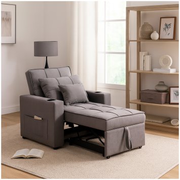 Relaxsessel Maritta Dunkelgrau