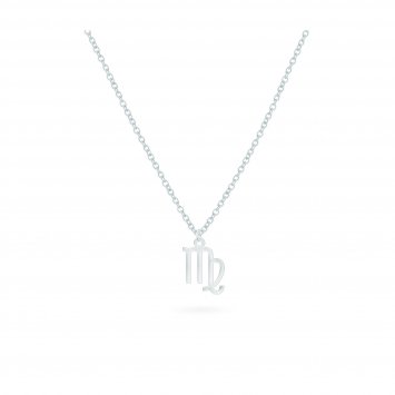 Anhänger mit Kette 925-Sterling Silber  Glänzend 42cm Jungfrau