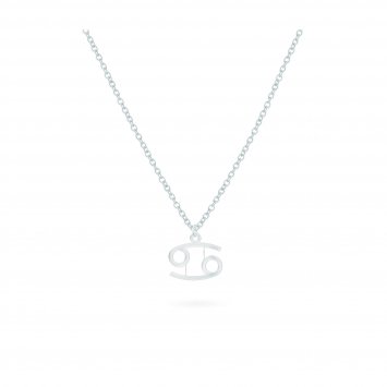 Anhänger mit Kette 925-Sterling Silber  Glänzend 42cm Krebs