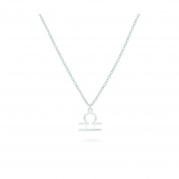 Anhänger mit Kette 925-Sterling Silber  Glänzend 42cm  Waage