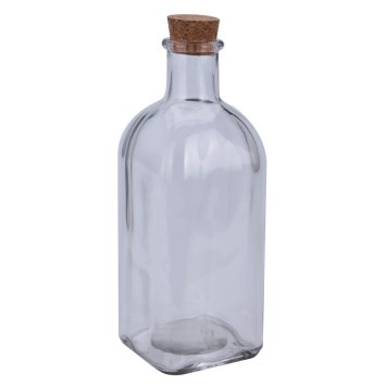 Glasflasche mit Kork-Verschluss