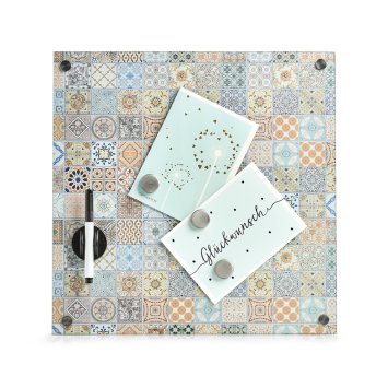 Memoboard aus Glas Mosaik