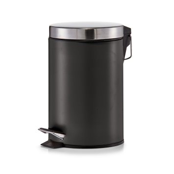 Kosmetikeimer 3 Liter Schwarz Matt