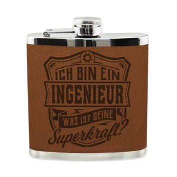 Echter Kerl Flachmann Ingenieur