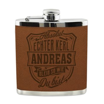 Echter Kerl Flachmann Andreas