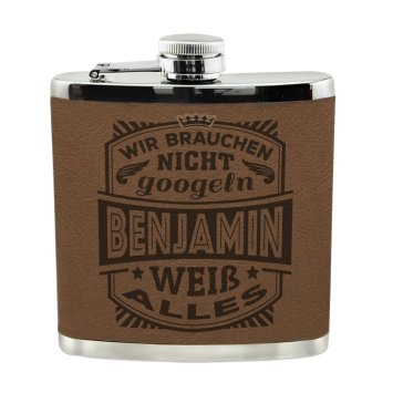 Echter Kerl Flachmann Benjamin