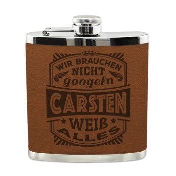 Echter Kerl Flachmann Carsten