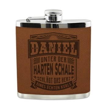 Echter Kerl Flachmann Daniel