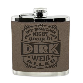 Echter Kerl Flachmann Dirk
