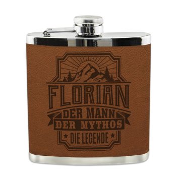 Echter Kerl Flachmann Florian