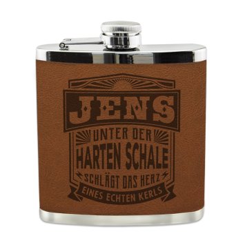 Echter Kerl Flachmann Jens